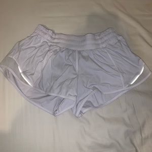 White Lululemon Shorts